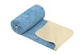 Cuvertura matlasata cu 2 fete Alcam, microfibra, 210x220 cm, Blue Jeans