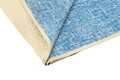 Cuvertura matlasata cu 2 fete Alcam, microfibra, 210x220 cm, Blue Jeans
