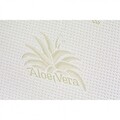 Topper saltea Aloe Vera Therapy Memory Arctic Gel 7 zone de confort, Green Future, 80x200 cm