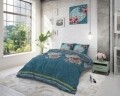 Lenjerie de pat pentru doua persoane Lana Turquoise, Sleeptime, Cotton Blended